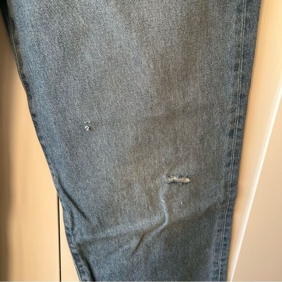 Anthropologie Etica Altin Loose Crop Ithaca Distressed Ripped Jeans Size 29 NWT - Picture 5 of 15